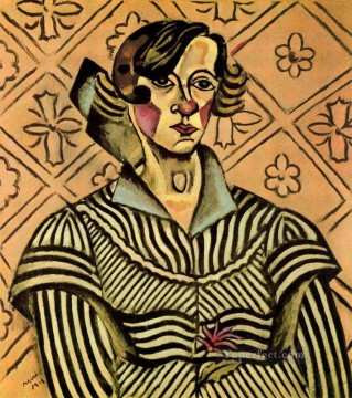抽象的かつ装飾的 Painting - フアニタ・オブラドール・ダダイズムの肖像